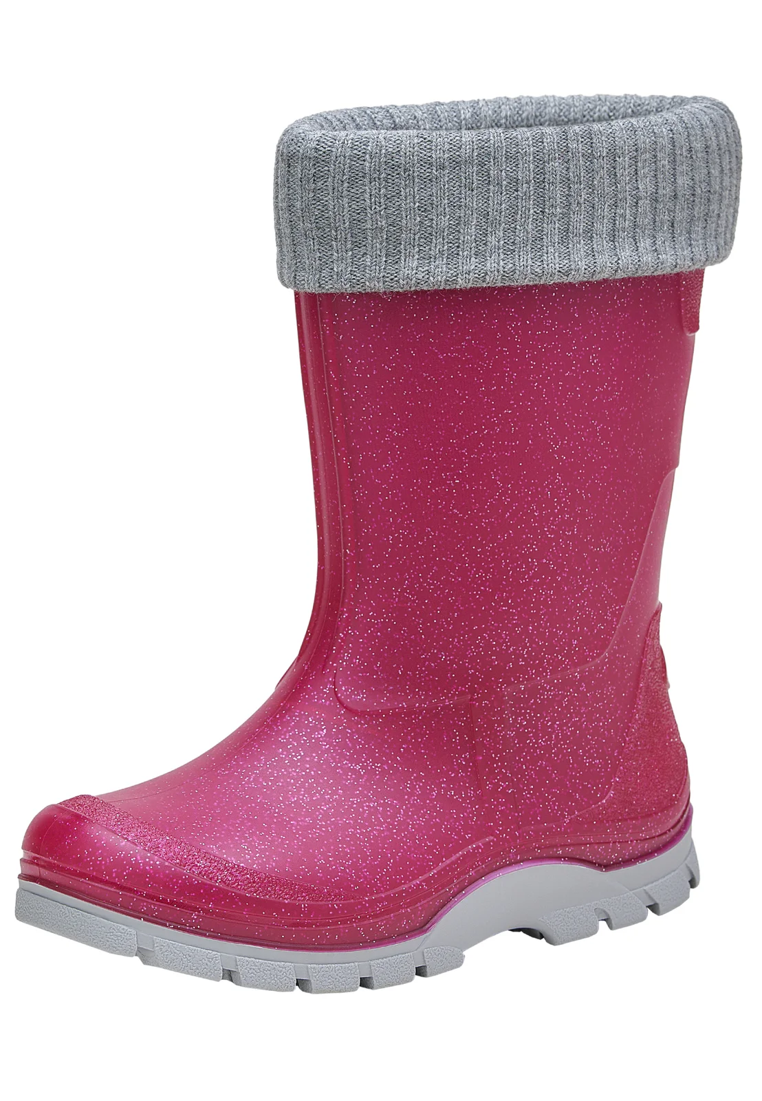 Realpaks Boots SD-2-2W Pinkglitter / Grey